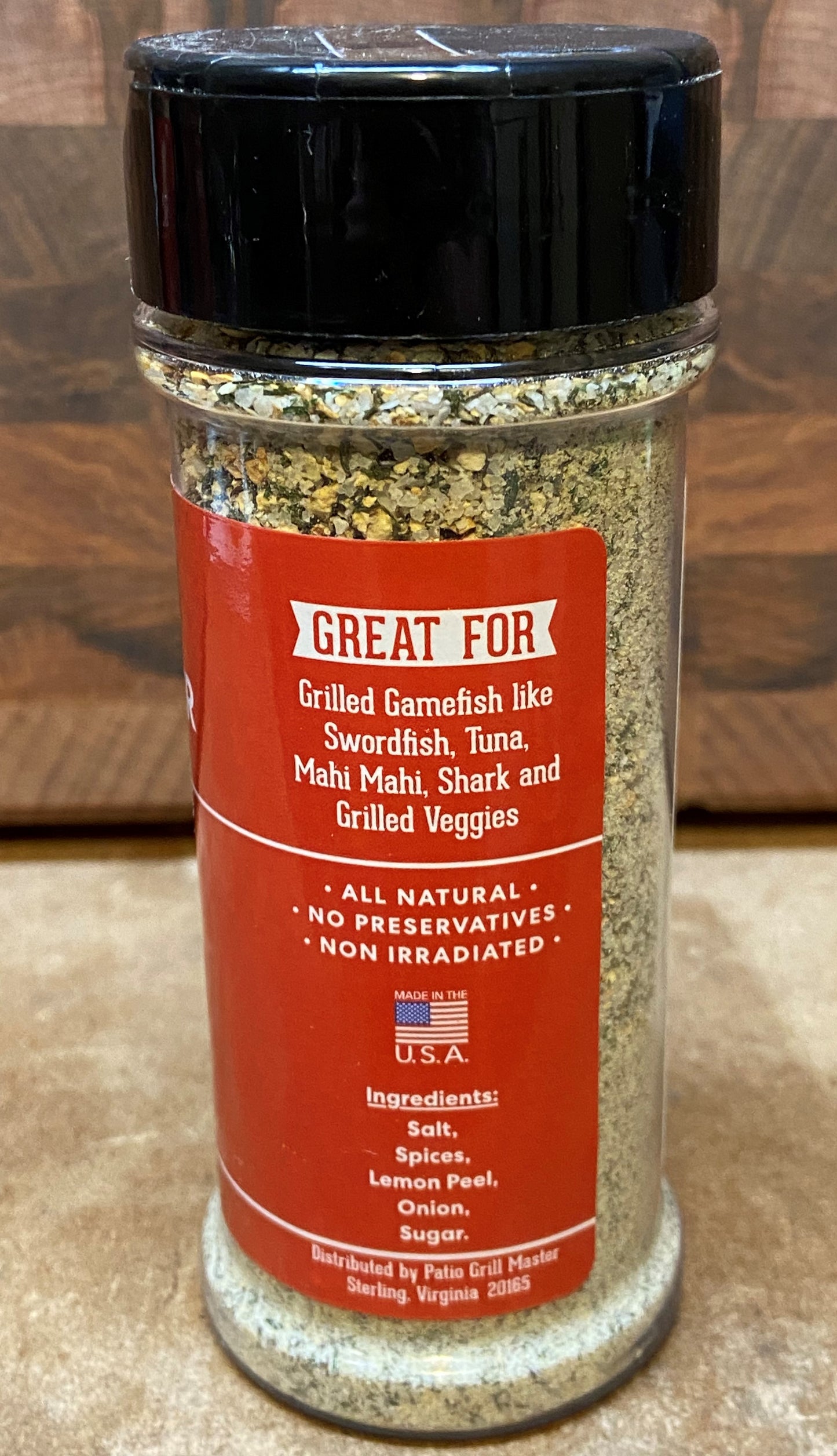 Premium fish spice for grilled gamefish and all seafood