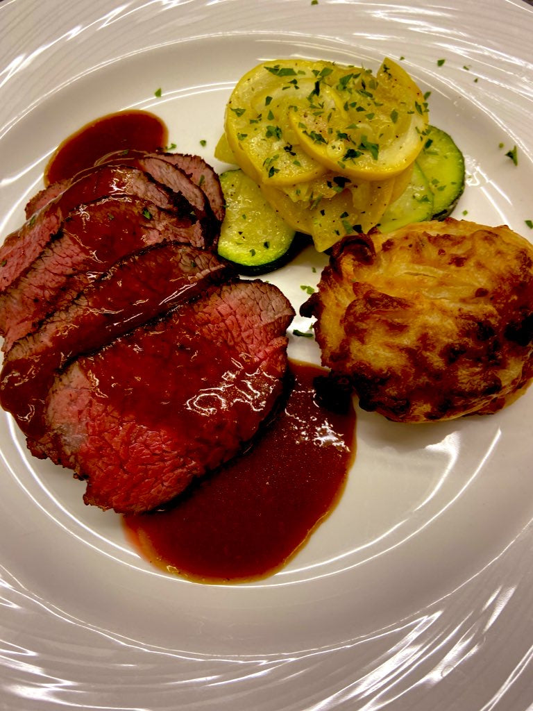 Perfectly Grilled and then Sliced Tri-TIp Steak